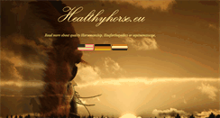 Desktop Screenshot of healthyhorse.eu